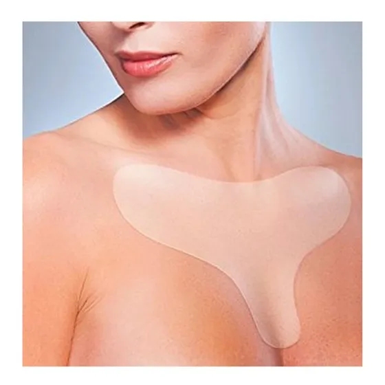 Adesivo Reutilizavel Anti Idade Rugas P/ Colo Seios Silicone Momento De Aplicação Noite Tipo De Pele