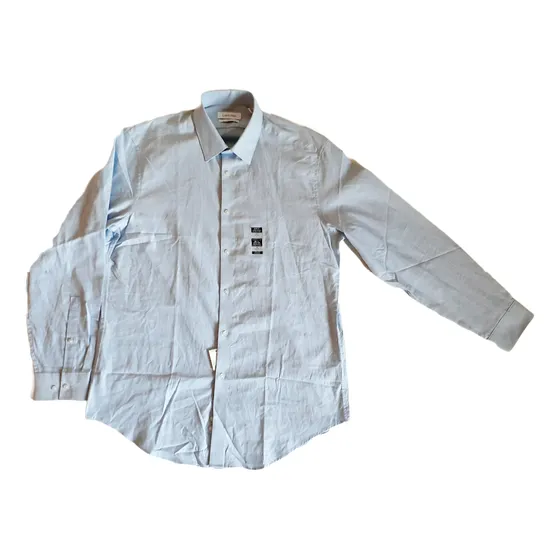 Camisa Clavin Klein Slim Fit Soft Blue