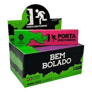 Caixa Seda Bem Bolado Porta Dos Fundos King Size Large C/30 Caixa Seda Bem Bolado Porta Dos Fundos King Size Large C/30