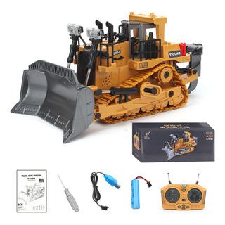 Bulldozer De Aleación Con Control Remoto De 9 Canales 2.4ghz Bulldozer De Aleación Con Control Remoto De 9 Canales 2.4ghz