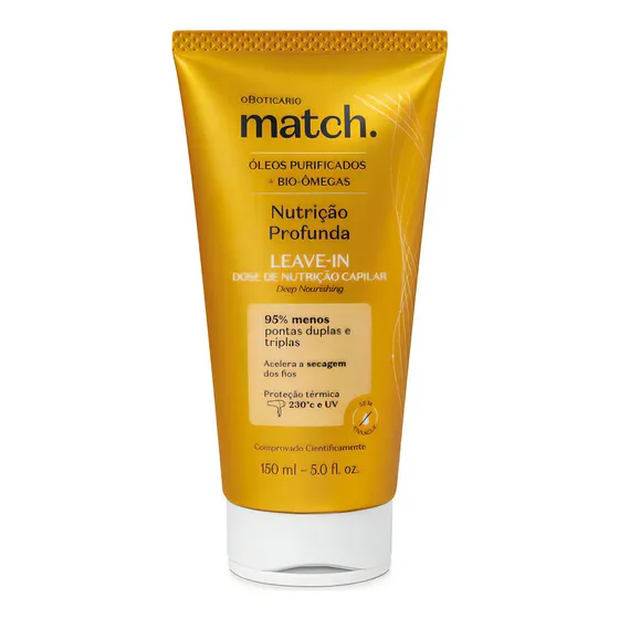O Boticário Match Nutrição Profunda Leave-in 150ml