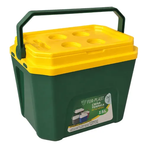 Caixa Térmica 34l Forplast 50 Latas Porta Copos Celular Alça
