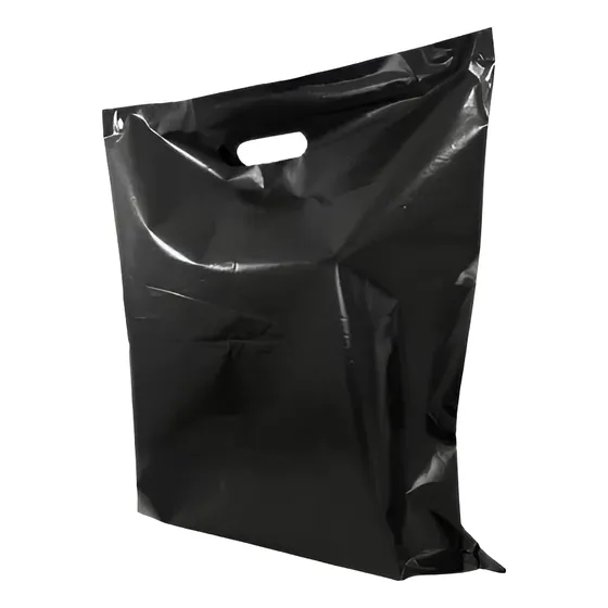 Bolsas Plásticas Para Boutique Color Negra 20x30 Pack 100u