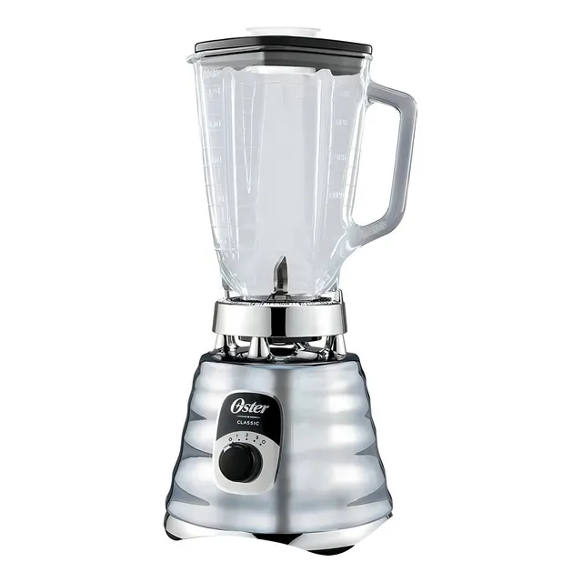 Licuadora Oster Classic con control de perilla 3 velocidades 1.25L cromada BLST4655