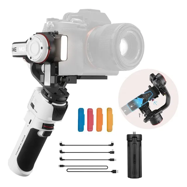 P/ Camara Stabilizer Zhiyun Crane M3, C/flash 2600-5400k