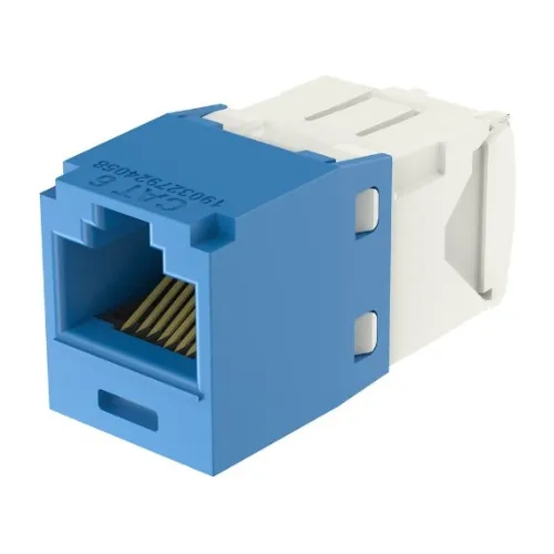 Jack Coupler Panduit Cat 6 Color Azul Cj688tpbu Original