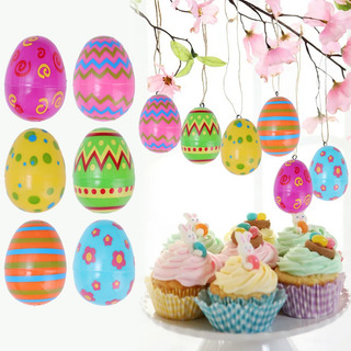Huevos De Pascua Rellenables De Plástico Para Decoración De Huevos De Pascua Rellenables De Plástico Para Decoración De