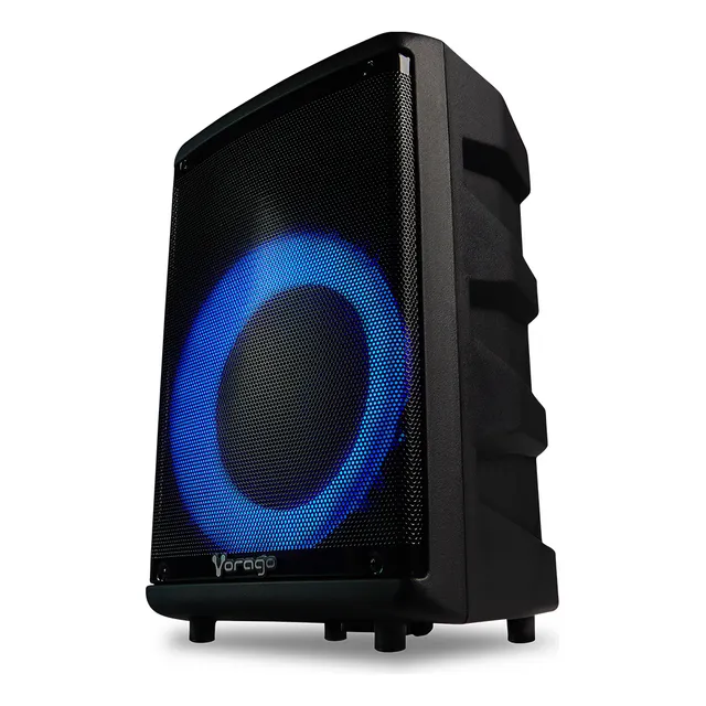 Vorago Bocina Bafle Ksp-302 Bluetooth Recargable Dura Hasta 4 Hrs Con Microfono, Control Remoto, Lector De Usb Y Sd
