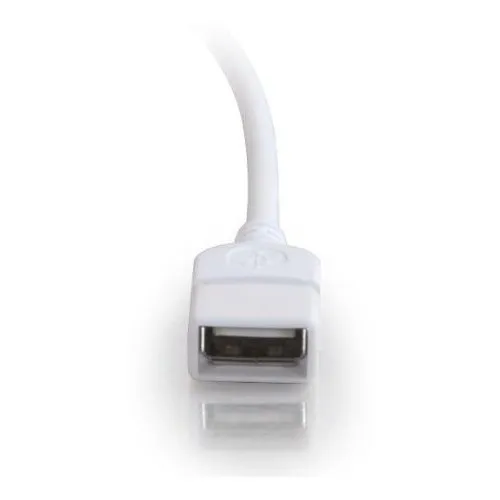 Cable Extension Largo Usb Blanco 6.56 Pie 6.6 Ft Para