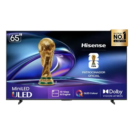 Hisense Smart Tv 4k 65 Polegadas 65u6qv Mini Led Dolby Vision Alexa Google