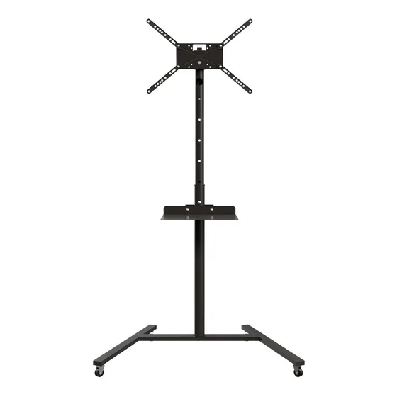 Pedestal Para Tv Notebook Apresentação Com Rodízio Bandeja