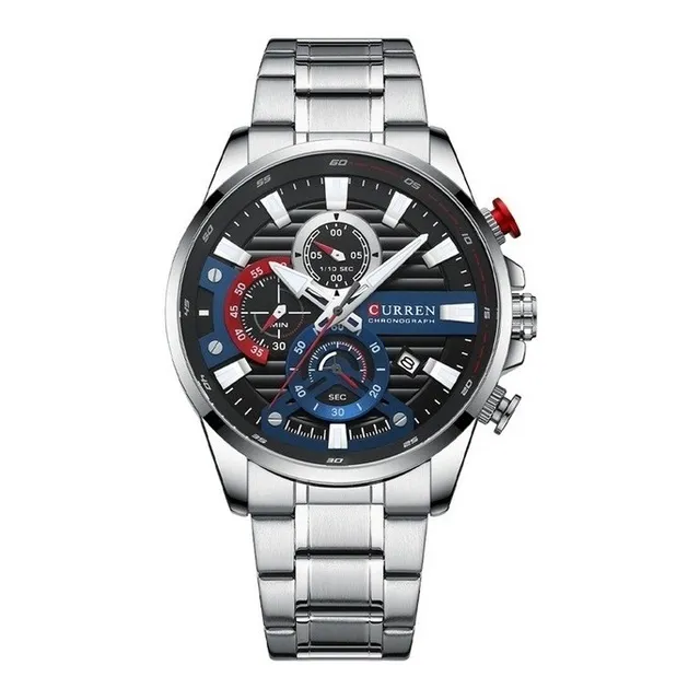 Reloj Curren 8415 Sport Hombre Acero Inoxidable Negro