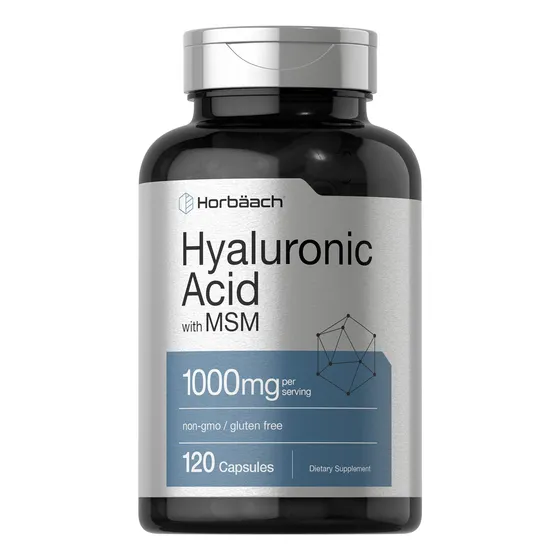 Cápsulas De Ácido Hialurónico Horbäach 1000 Mg 120