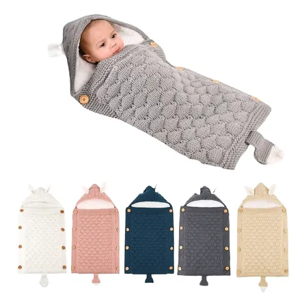 Saquito Para Bebe Invierno, Manta Lana Chiporro Gav