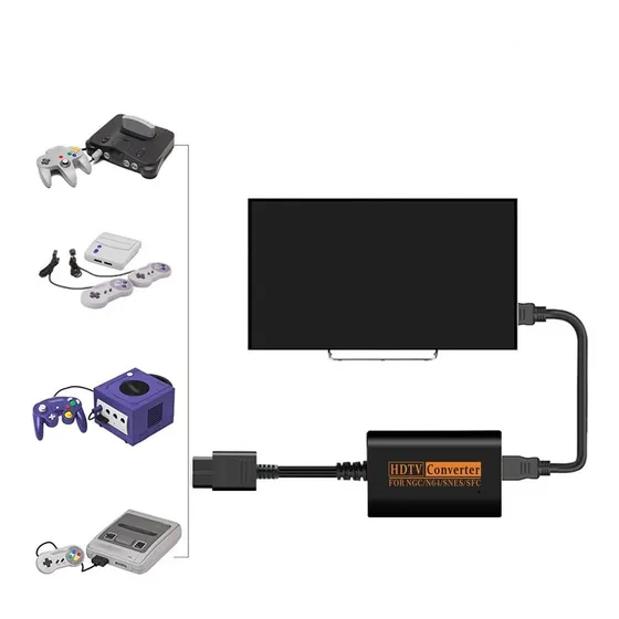 Convertidor Escalador Para N64 Snes Gcube Conectalas A Hdmi