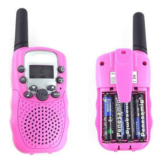 Juguete Walkie-talkie Inalámbrica Portátil Para Niños Color Rosa Juguete Walkie-talkie Inalámbrica Portátil Para Niños Color Rosa
