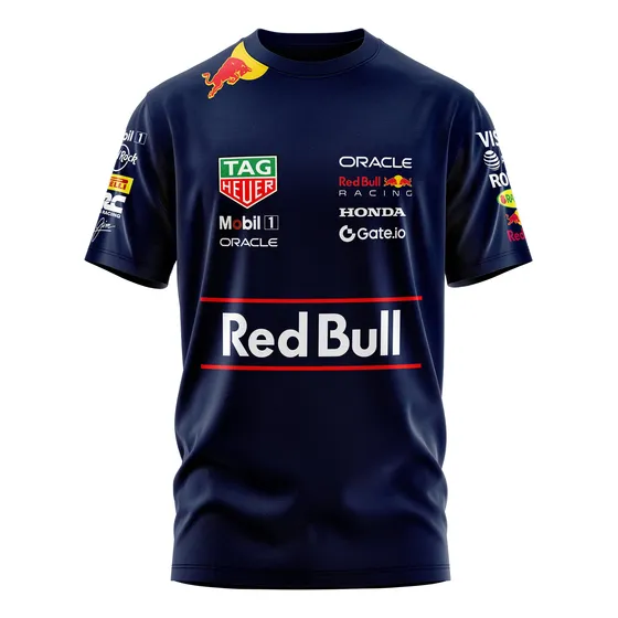 Remera Red Bull Racing 2025 Formula 1 Algodón F1 X