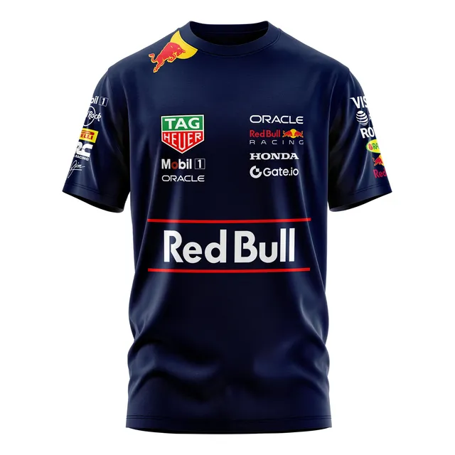Remera Red Bull Racing 2025 Formula 1 Algodón F1 X