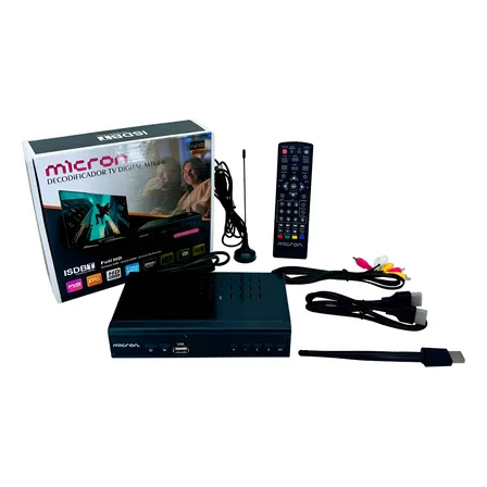 Decodificador Tv Digital Hd Micron Isdb-t - Wifi