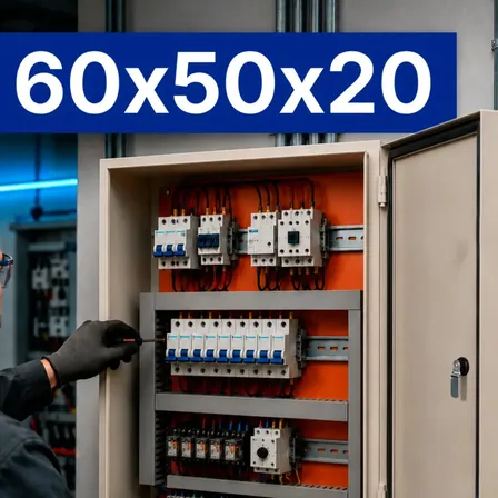 Caixa De Montagem Painel Eletrico 60x50x20 Quadro De Comando Autack Componentes Elétricos 600x500x200