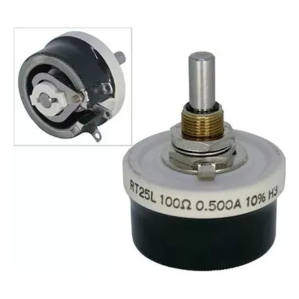  Reostato 25w 100 Ohm Rt25l 0.500a 10% H3