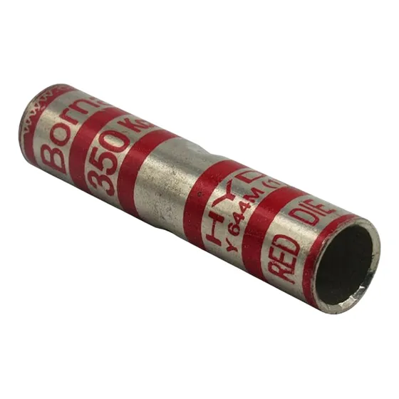 Conector Tubular # 350mcm Rojo