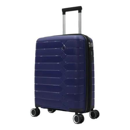 Mala De Viagem Bordo 10kg Abby - P - Swissland Azul Listras