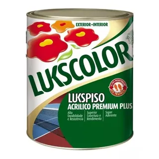 Lukscolor Lukspiso Tinta Piso 900ml Cor Cinza Lukscolor Lukspiso Tinta Piso 900ml Cor Cinza