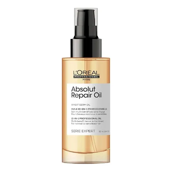 Loreal Absolut Repair Gold Quinoa Óleo Capilar 90ml Frasco