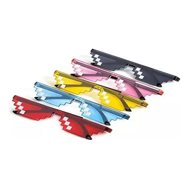 10 Lentes Acrilico Surtidos Cotillon