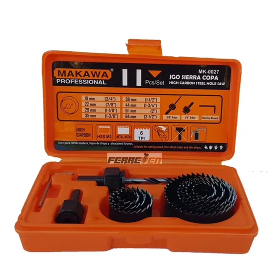 Juego De Sierra Copas Para Madera 11pcs Makawa