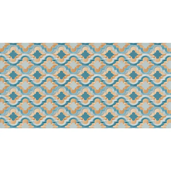 Semi Gres Decorada Pulido 54x109cm Piso Pared