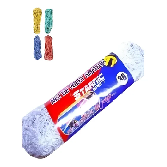 Net Voley Nylon #36 Red Malla Franja De Colores 7.8 M.