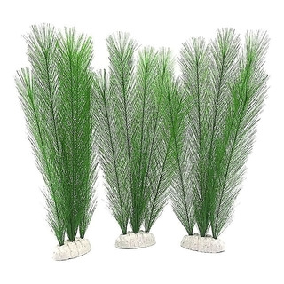 Plantas Artificiales De Plástico Para Acuario, 3 Unidades Plantas Artificiales De Plástico Para Acuario, 3 Unidades