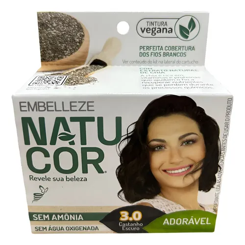 ナチュラリー７です。 Tintura Natucor 7.0 Louro Natural Embelleze Vegana | MercadoLivre