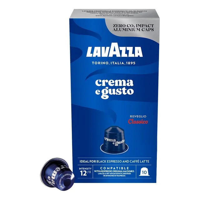 Café Lavazza Capsulas Nespresso Crema E Gusto Clásico