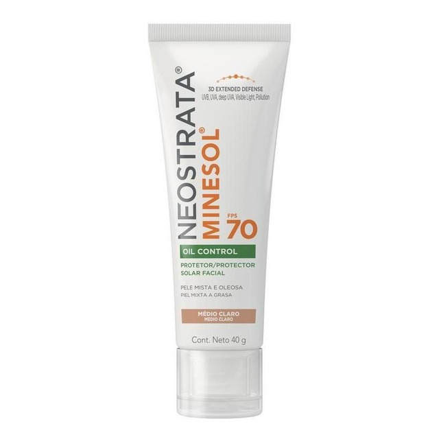Protetor Minesol Oil Control Fps70 Médio Claro 40g Neostrata Protetor Minesol Oil Control Fps70 Médio Claro 40g Neostrata