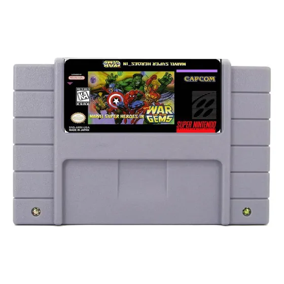 Fita Snes Marvel Super Heroes War Of The Gems Super Nintendo