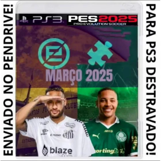 Futebol Pes 2025 Atualizado P/ Ps3.