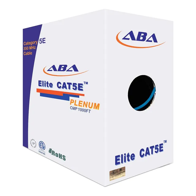 Cable Ethernet Cat5e Plenum (cmp) 1000 Pies 350 Mhz