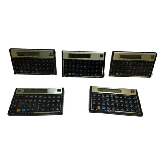 Calculadora Financeira 12c Gold 12c Hp Bt 1 Un