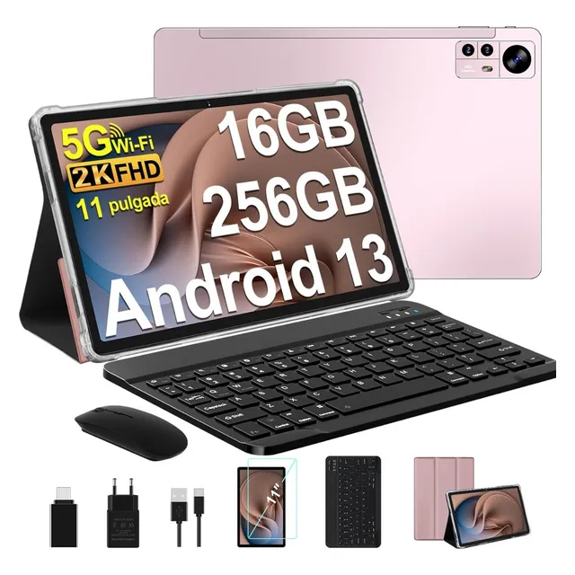 Tablet Aocwei 11'' 256+16gb Memoria Ram Teclado Bluetooth 16