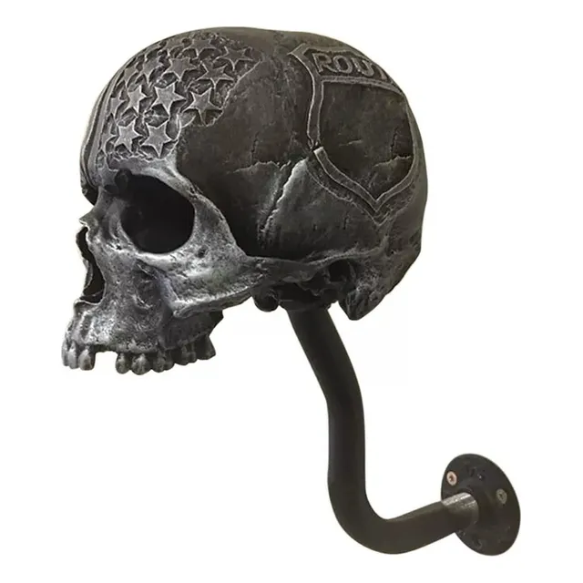 . Soporte Para Colgar Casco De Calavera De Moto