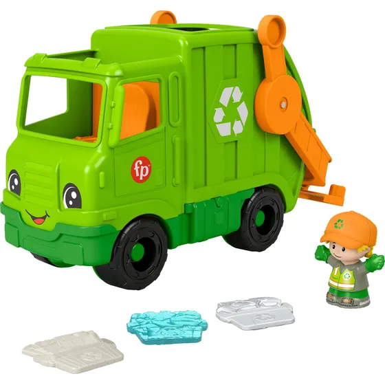 Camión De Reciclaje De Juguetes Fisher-price Little People D