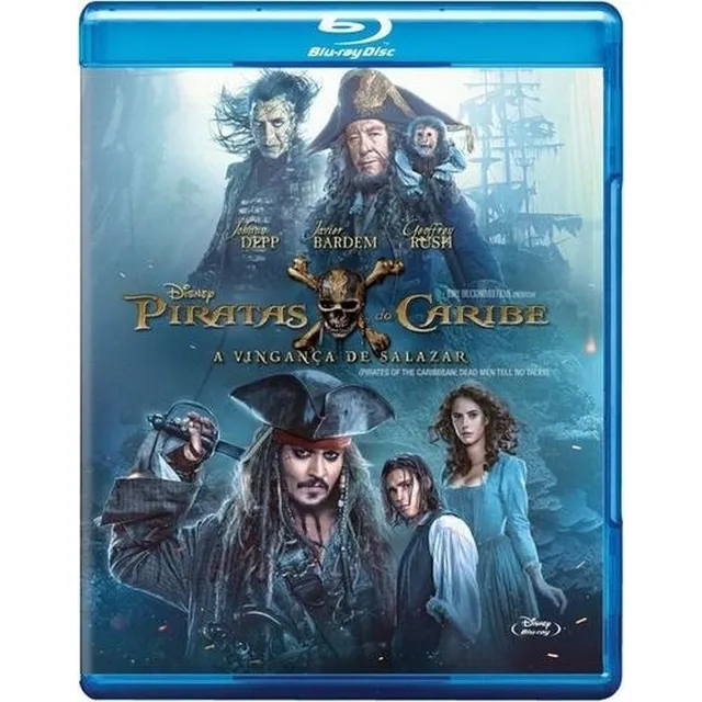 Blu-ray Piratas Do Caribe: A Vingança De Salazar - Lacrado