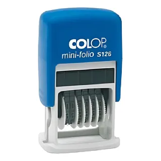 Carimbo Mini Numerador S126 Sequencia De 6 DĂgitos Carimbo Mini Numerador S126 Sequencia De 6 DĂgitos