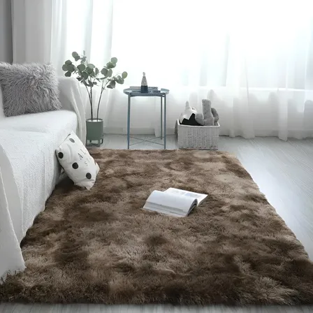 Tapete Felpudo Sala Texfine Têxtil 150x200 Marrom Mesclado Antiderrapante 2 M 1.5 M