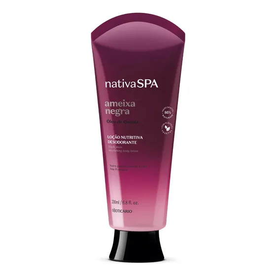 Loción Nutritiva Corporal Ameixa Negra Nativa Spa 200ml