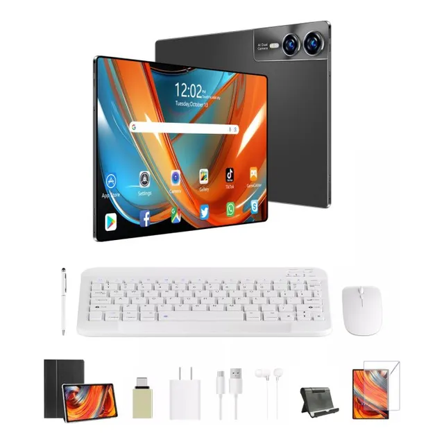 Tablet S12 Gpt 512gb+12gb Ram 11.6'' Android 13 Con Teclado