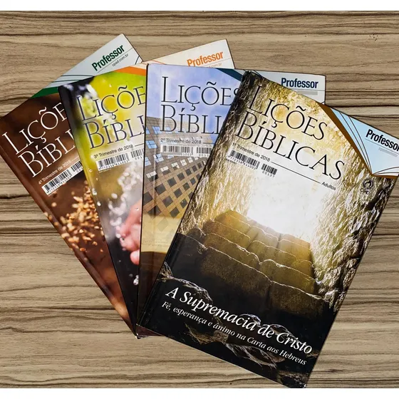 Coleção Lições Bíblicas 2018 Professor, Capa Dura.